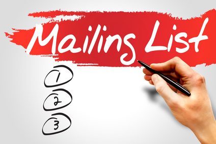 Email Newsletters - Signup forms and database management