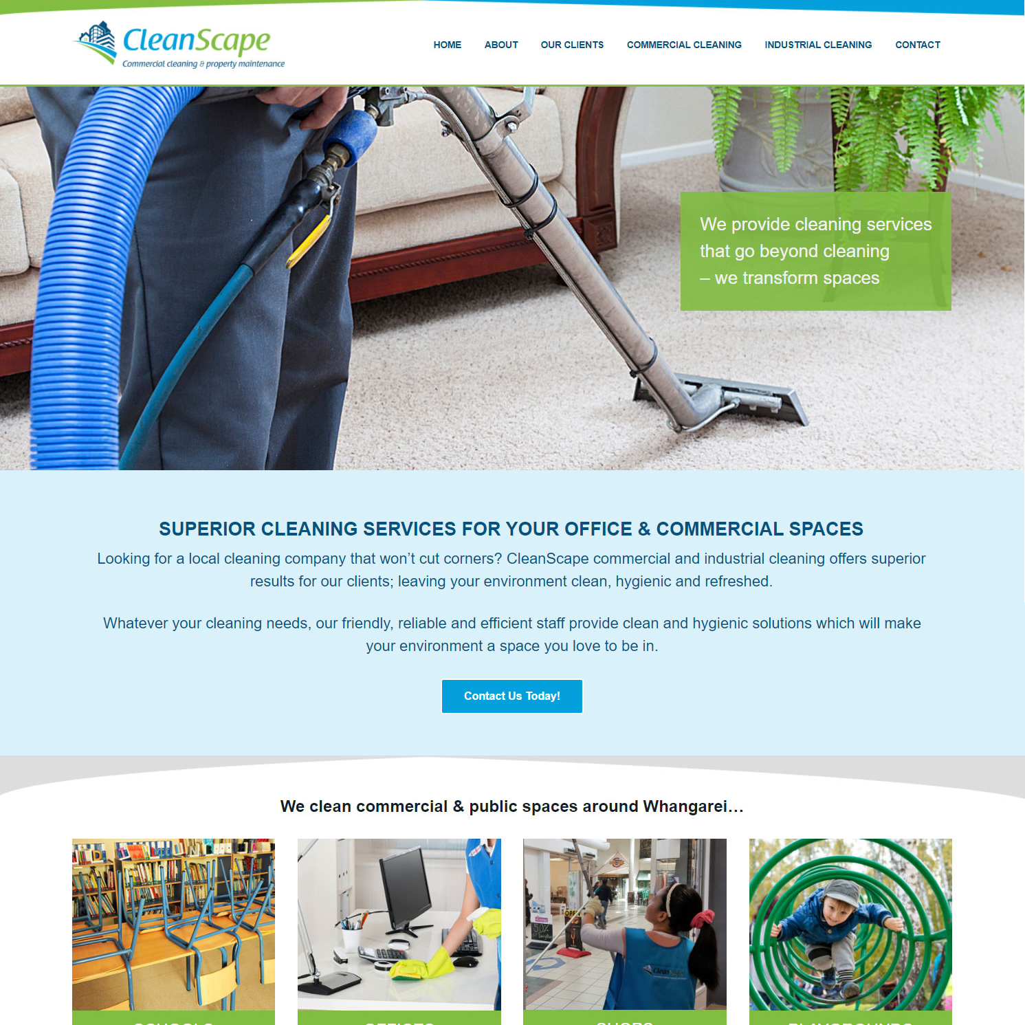 Cleaning Website